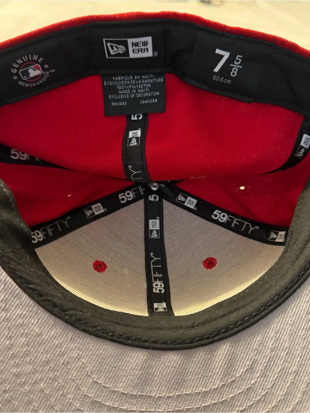 MLB - New York Yankees 59FIFTY New Era Fitted Cap - Red Size 7 5/8
